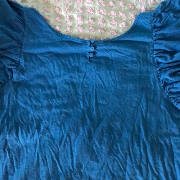 Pretty Gap Flutter Sleeve Smocked Top - Picture 5 of 5